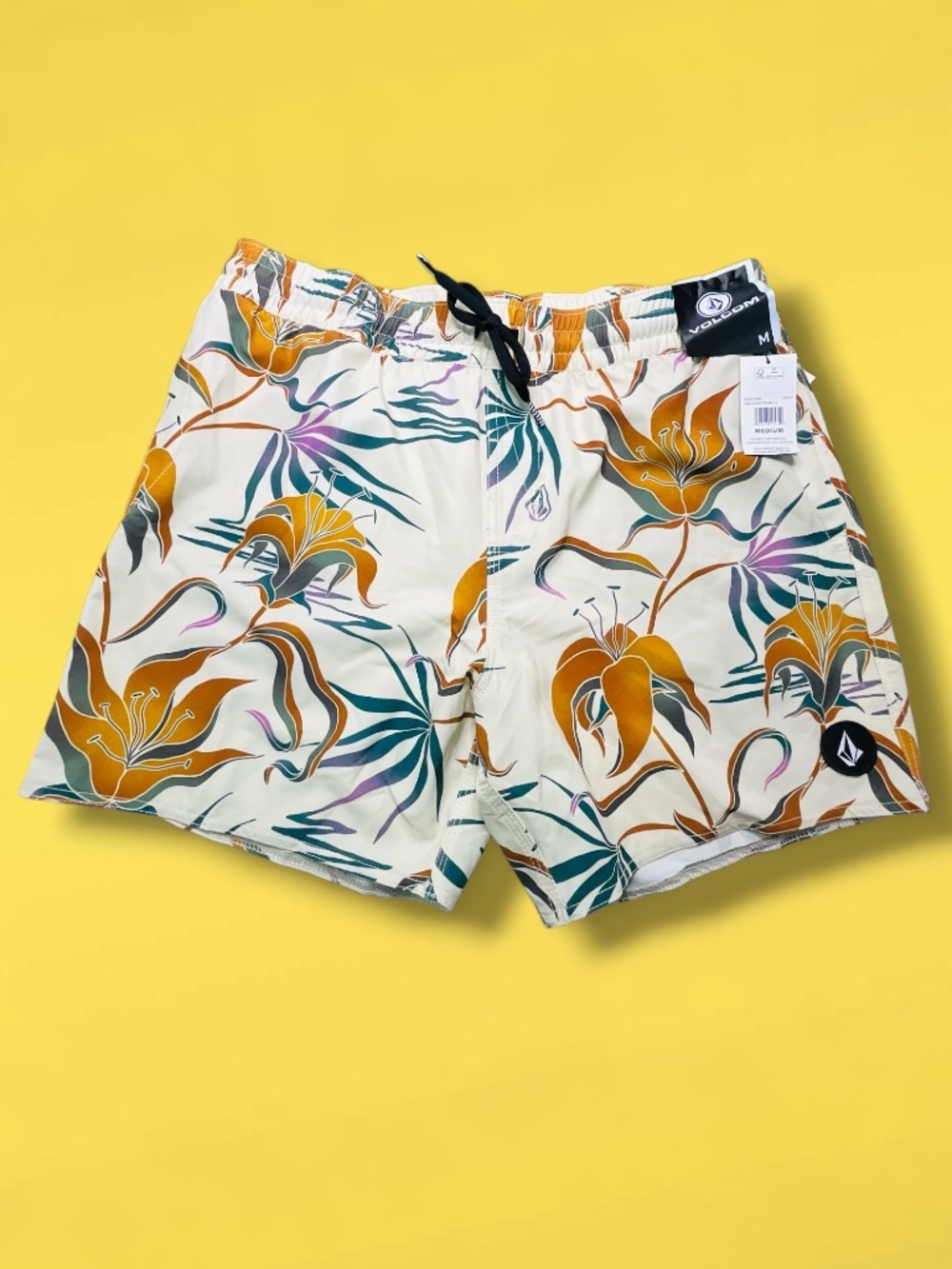 VOLCOM LIDO Print 16” Trunks Men’s MEDIUM NWT